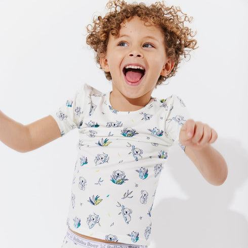 koala-bamboo-kids-pajama-short-set-bellabu-bear - Sophia's Style -6